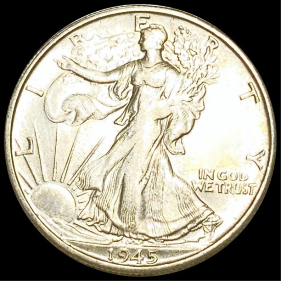 1945-S Walking Half Dollar UNCIRCULATED