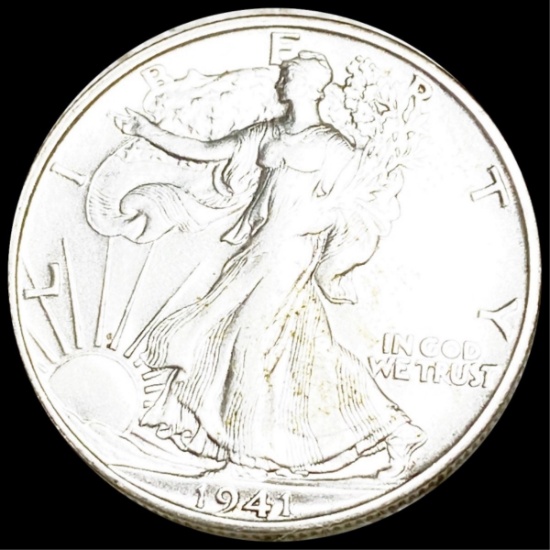 1941-S Walking Half Dollar UNCIRCULATED