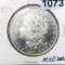 1881 Morgan Silver Dollar GEM BU DMPL