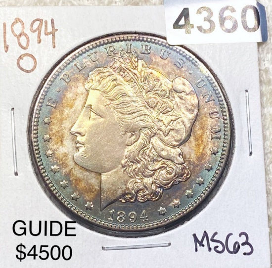 1894-O Morgan Silver Dollar CHOICE BU