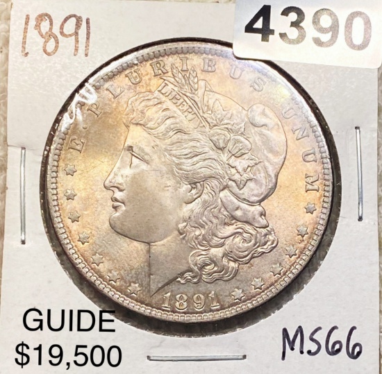 1891 Morgan Silver Dollar SUPERB GEM BU