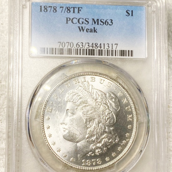 1898-O Morgan Silver Dollar PCGS - MS63