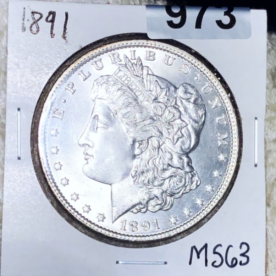 1891 Morgan Silver Dollar UNCIRCULATED