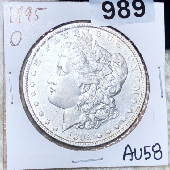 1895-O Morgan Silver Dollar CHOICE AU