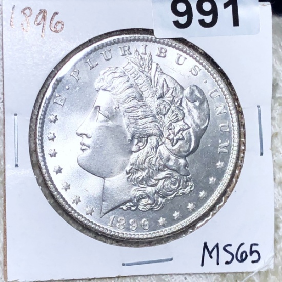 1896 Morgan Silver Dollar GEM BU