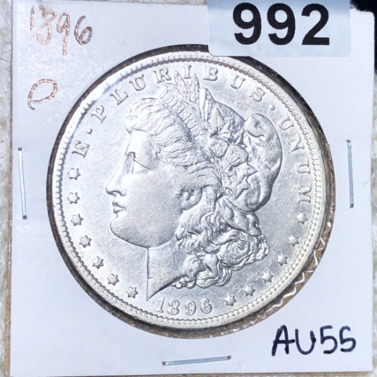 1896-O Morgan Silver Dollar CHOICE AU