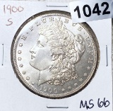 1900-S Morgan Silver Dollar SUPERB GEM BU