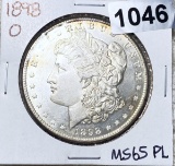 1898-O Morgan Silver Dollar GEM BU PL