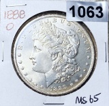1888-O Morgan Silver Dollar GEM BU