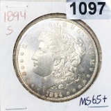 1894-S Morgan Silver Dollar SUPERB GEM BU