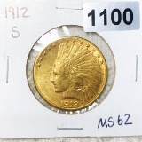 1912-S GOLD Indian Head Eagle UNCIRCULATED