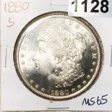 1880-S Morgan Silver Dollar GEM BU