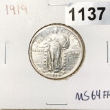 1919 Standing Liberty Quarter UNCIRCULATED FH