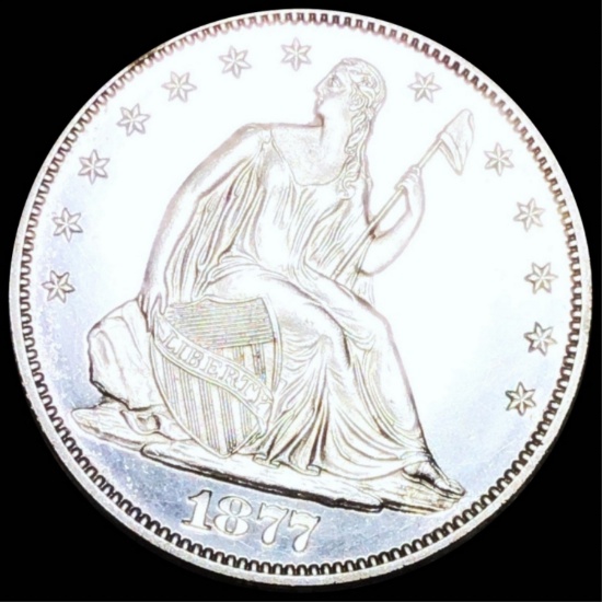 1877 Seated Half Dollar GEM PROOF
