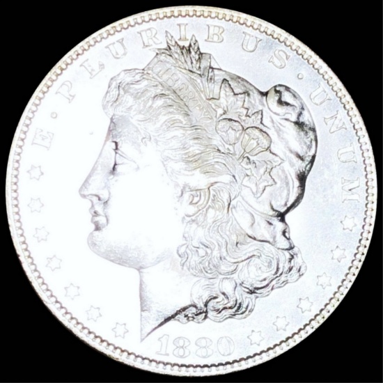 1880-S Morgan Silver Dollar CHOICE BU