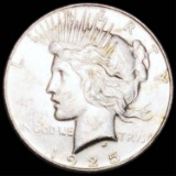 1925-S Silver Peace Dollar NEARLY UNCIRCULATED