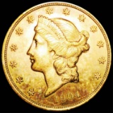 1904 $20 Gold Double Eagle UNCIRCULATED