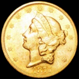 1875-S $20 Gold Double Eagle UNCIRCULATED