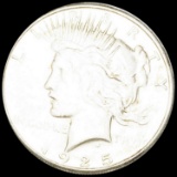 1925-S Silver Peace Dollar NEARLY UNC