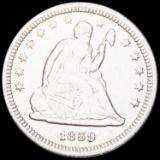 1859 Seated Liberty Quarter UNCIRCULATED