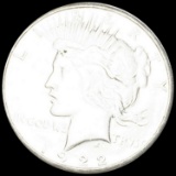 1922-S Silver Peace Dollar ABOUT UNCIRCULATED