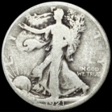 1921-D Walking Half Dollar NICELY CIRCULATED