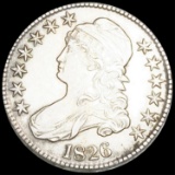 1826 Capped Bust Half Dollar NEARLY UNC