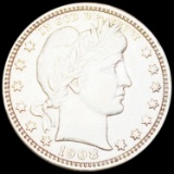 1908-D Barber Silver Quarter UNCIRCULATED