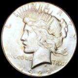 1928-S Silver Peace Dollar NEARLY UNC