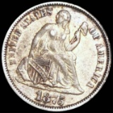 1875-CC Seated Liberty Dime LIGHTLY CIRCULATED