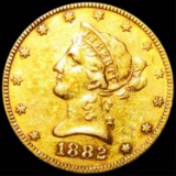 1882-S $10 Gold Eagle CLOSELY UNCIRCULATED