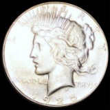 1925-S Silver Peace Dollar NEARLY UNCIRCULATED