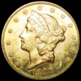 1907 $20 Gold Double Eagle UNCIRCULATED