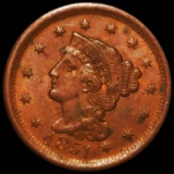 1851 Braided Hair Large Cent NEARLY UNCIRCULATED