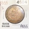 1855-S Seated Half Dollar CHOICE AU