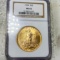 1924 $20 Gold Double Eagle NGC - MS65