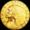 1908 $2.50 Gold Quarter Eagle ABOUT UNC