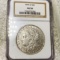 1896-O Morgan Silver Dollar NGC - AU50