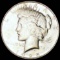 1925-S Silver Peace Dollar ABOUT UNC