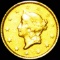 1849 Rare Gold Dollar LIGHT CIRC