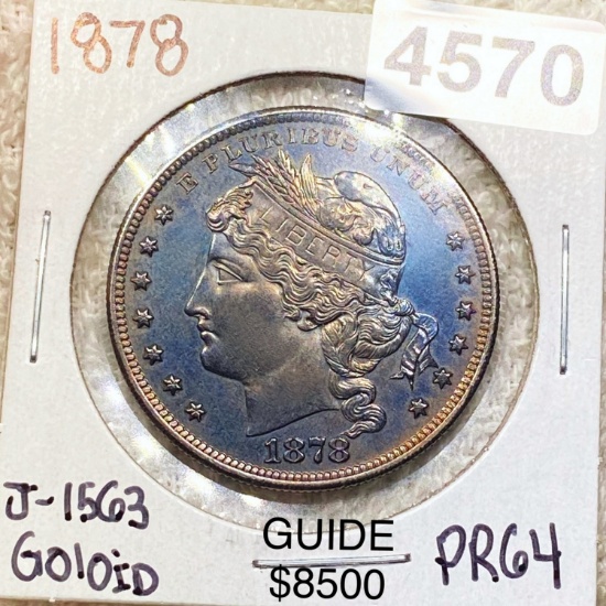 1878 Judd Pattern Silver Dollar CHOICE PR J-1563