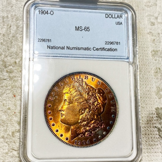 1904-O Morgan Silver Dollar NNC - MS65