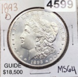 1893-O Morgan Silver Dollar CHOICE BU