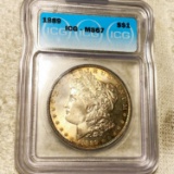 1889 Morgan Silver Dollar ICG - MS67