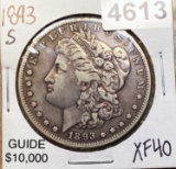 1893-S Morgan Silver Dollar LIGHT CIRC