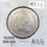 1795 Draped Bust Dollar CHOICE AU