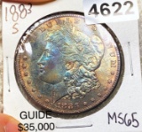 1883-S Morgan Silver Dollar GEM BU