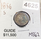 1856-S Seated Liberty Dime UNCIRCULATED