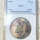 1896-S Morgan Silver Dollar NNC - MS62