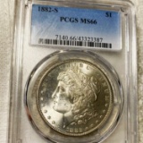 1882-S Morgan Silver Dollar PCGS - MS66